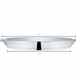 Concord Premium Stainless Steel Paella Pan with Heavy Duty Triply Bottom (16″ (40 CM))
