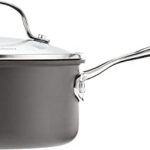Cuisinart Chef’s Classic Nonstick Hard-Anodized 1.5-Quart Saucepan with Lid, Black