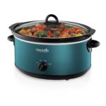 Crock-Pot Design to Shine 7 Quart Slow Cooker and Food Warmer, Turquoise (SCV700-KT)