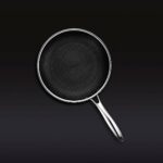 HexClad Hybrid Nonstick Frying Pan, 10-Inch, Stay-Cool Handle, Dishwasher and Oven-Safe, Induction Ready, Compatible with All Cooktops