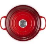 Le Creuset Enameled Cast Iron Signature Sauteuse Oven, 3.5 qt., Cerise