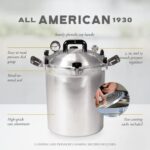 All American 930 Canner Pressure Cooker, 30 qt, Silver