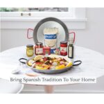 Matiz España Deluxe Authentic Paella Kit with Traditional Pan and Ingredients